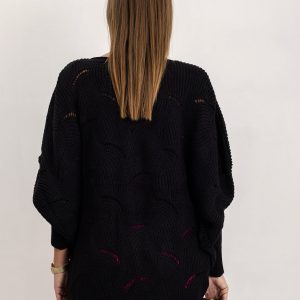 Black Sweater Poncho