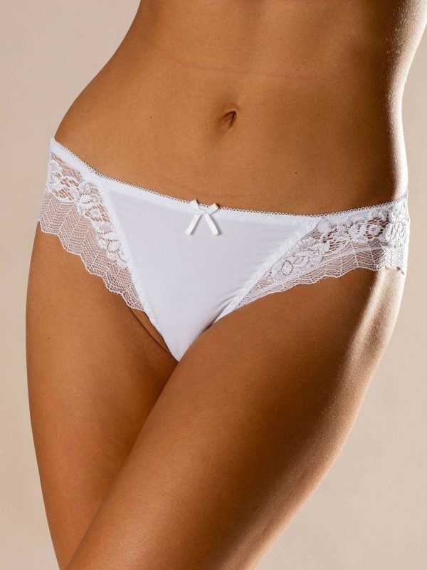 White Lace Briefs