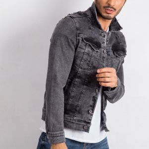 Dark Gray Men's Jacket Serious