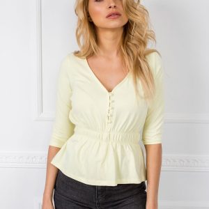 Light Yellow Ray Blouse