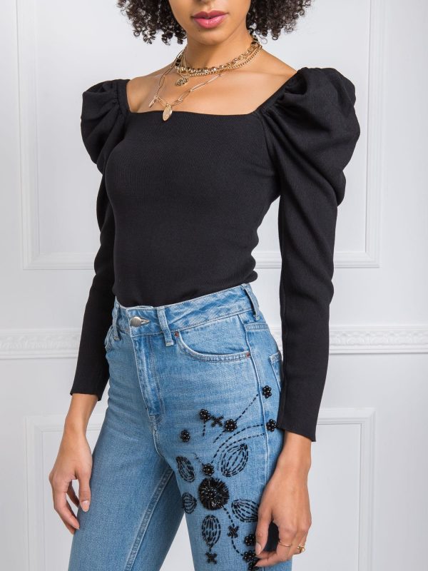 Blanca black blouse