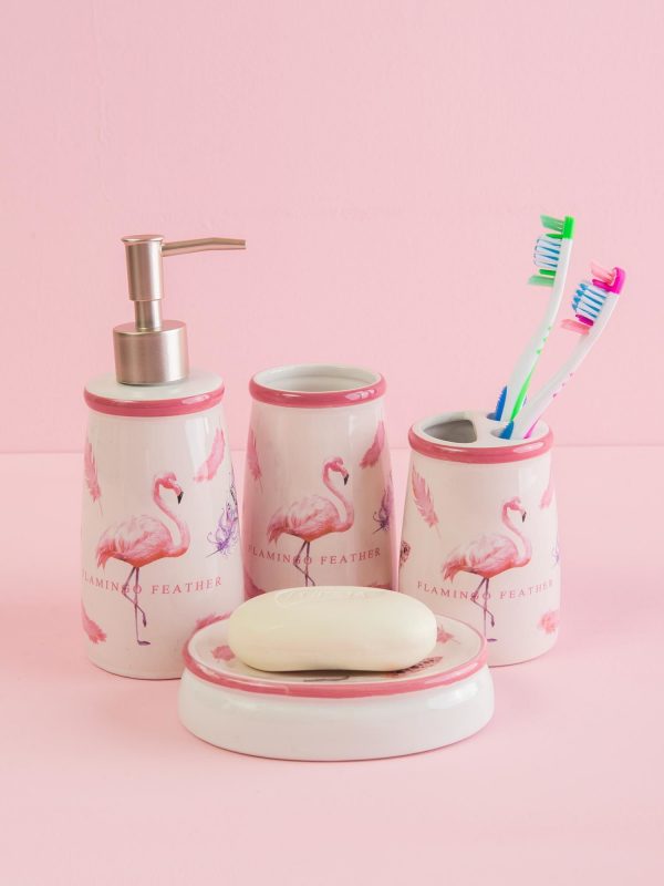 Light Pink Bathroom UTENSILS Set