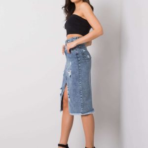 Blue denim skirt Tiffany RUE PARIS