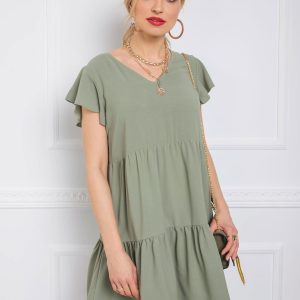 Khaki dress Angel RUE PARIS