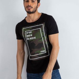 Black Men's T-Shirt Monsoon