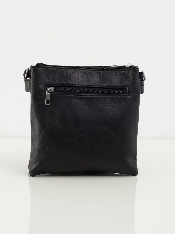 Black Messenger bag with long strap