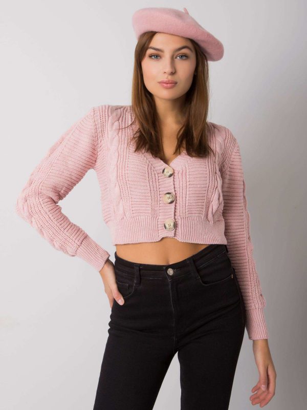 Pale pink cardigan Aristide RUE PARIS