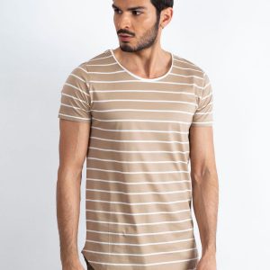 Beige and white T-shirt for men Whipped