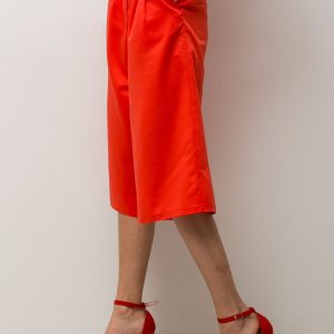 Red culottes pants