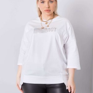 White plus size blouse Truth