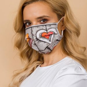 Grey Cotton Protective Mask