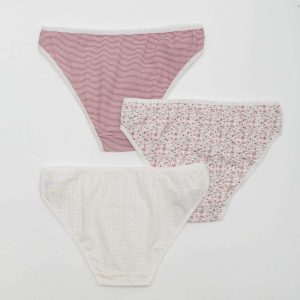 Women's briefs in printy 3-pack