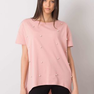 Dirty pink blouse with Etty applique