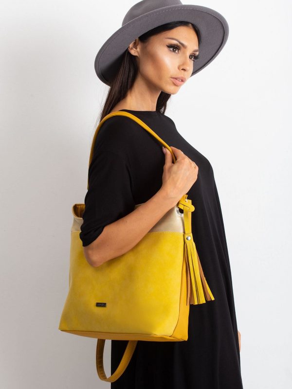 Yellow Tassette Bag