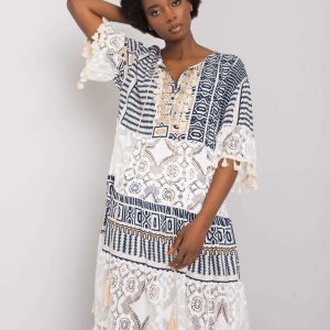 Navy blue Nayeli boho dress