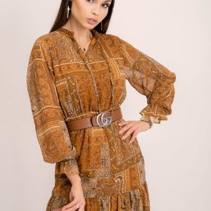 RUE PARIS Light brown dress Marie