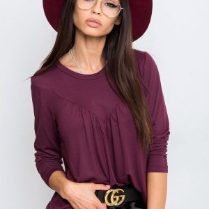 RUE PARIS Plum blouse Festive