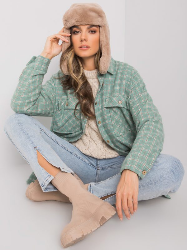 Green Plaid Shirt Ayla RUE PARIS