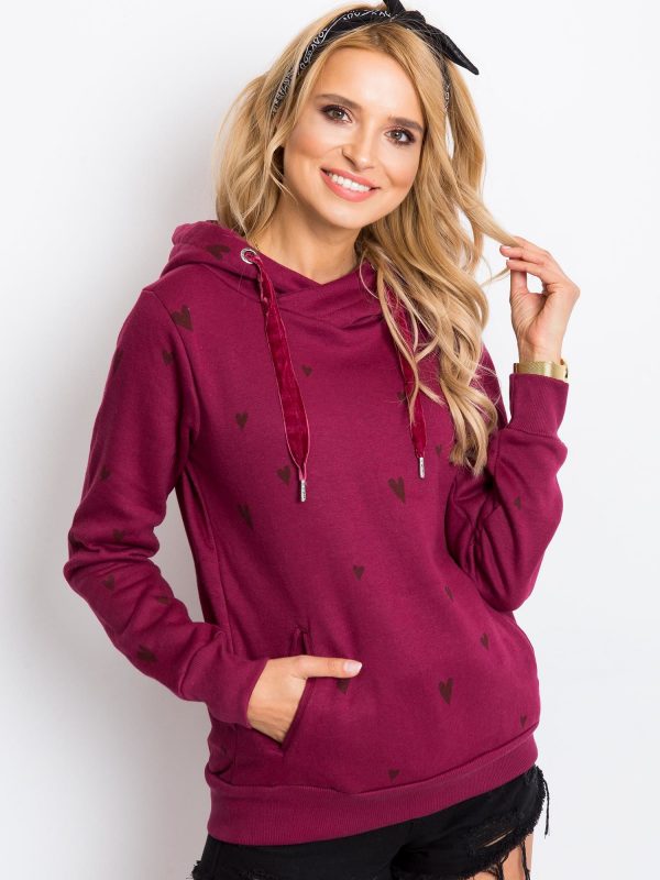 Burgundy Mission sweatshirt