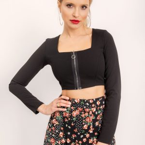 BSL Women's Black Short Blouse