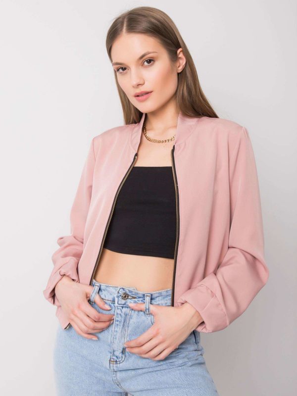 Ruby Dirty Pink Bomber Sweatshirt