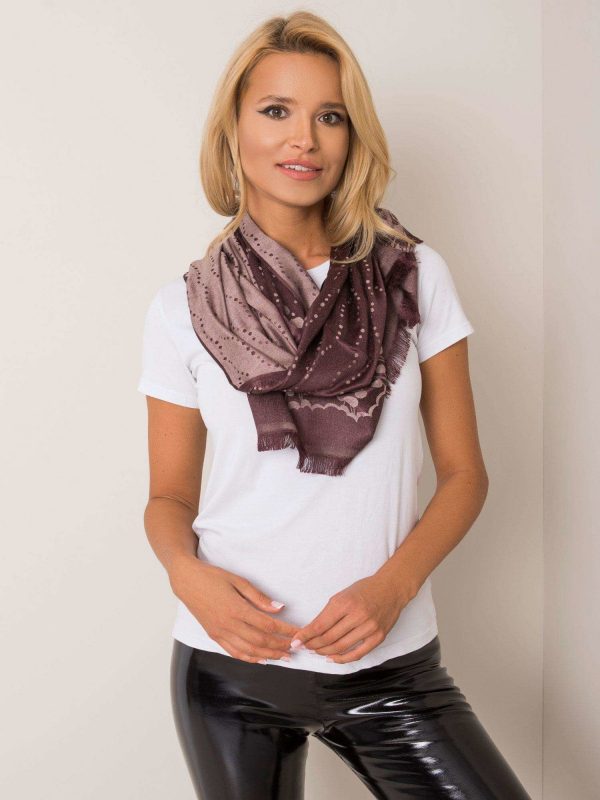 Burgundy viscose sling