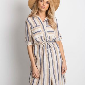 Ecru-beige dress Versatile