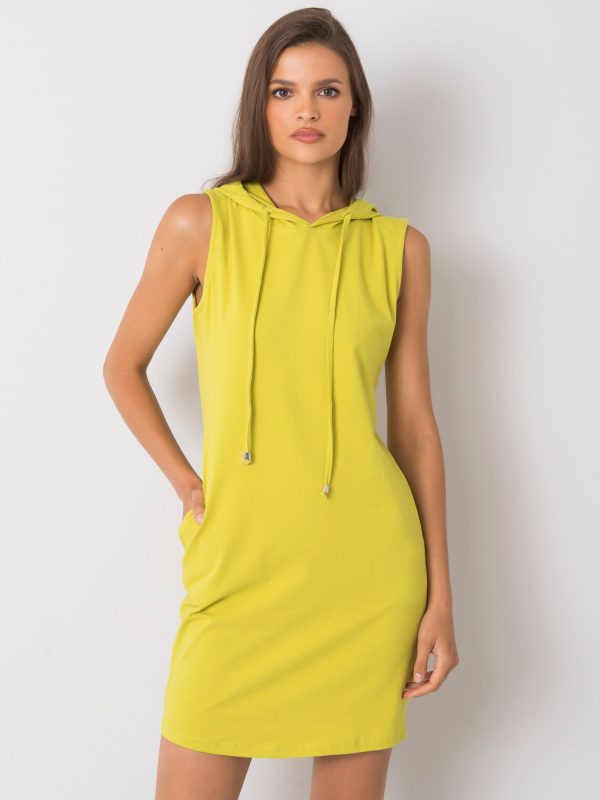 Molly RUE PARIS light green hooded dress