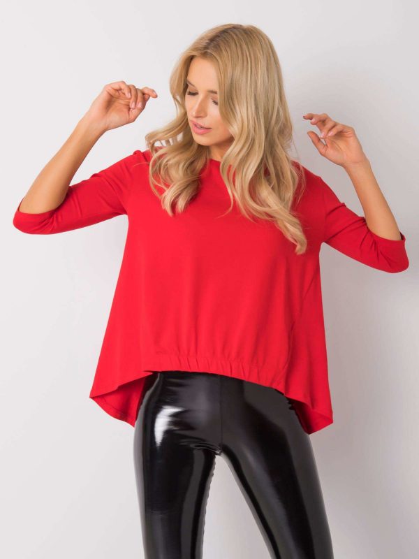 Lexy's red blouse