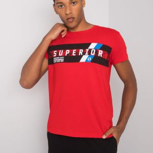 Red Kendrick Cotton Men's T-Shirt