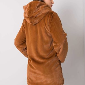 Brown fur coat Emilia RUE PARIS