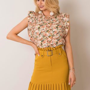 Mustard skirt Mount RUE PARIS