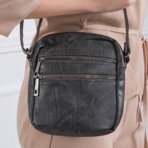 Dark Grey Small Messenger