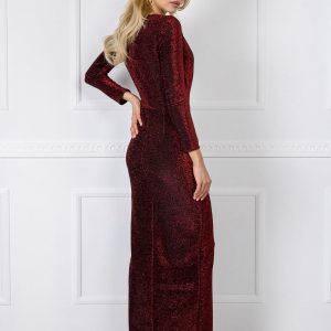 Burgundy Kimberly dress