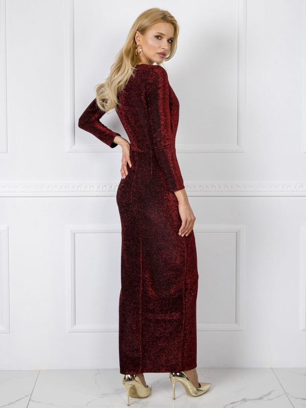 Burgundy Kimberly dress