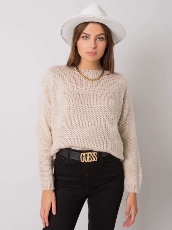 Beige sweater Reeva OCH BELLA