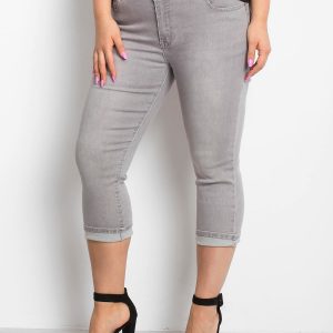 Gray jeans plus size Sherbet