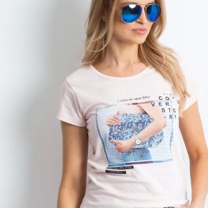 Light pink T-shirt Leisure