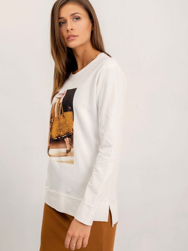 White Totally Sweatshirt