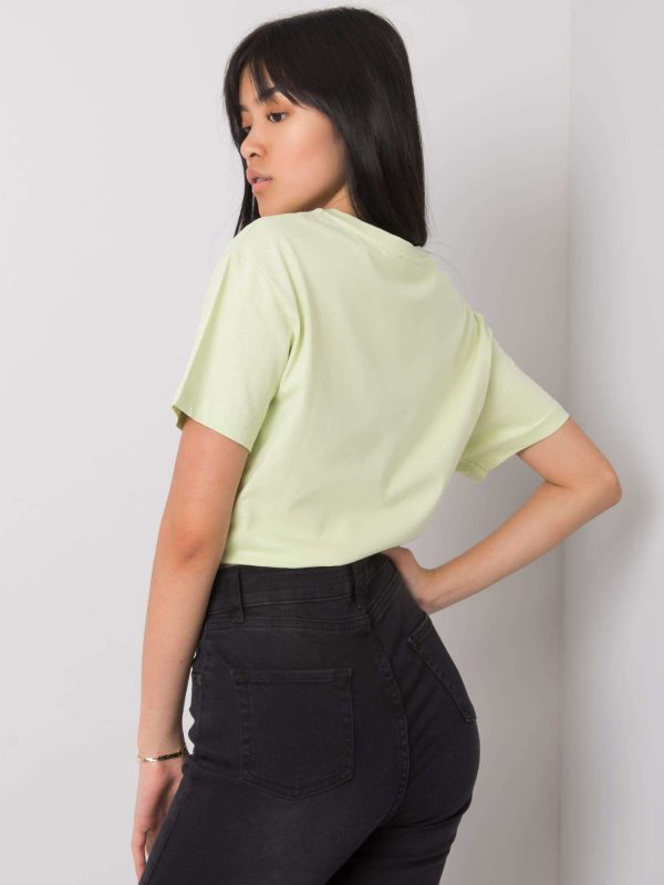 Pistachio T-shirt with print Solly