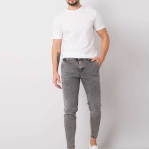 Gray men's slim fit jeans Bennett LIWALI