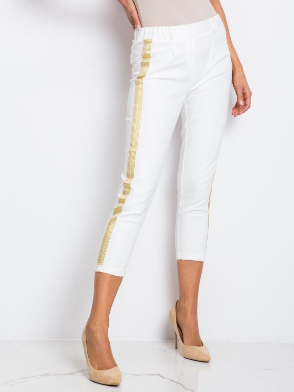 RUE PARIS Drake White pants