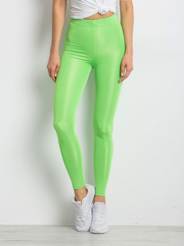 Fluo Green Leggings Inherently