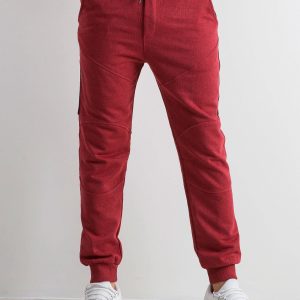 Burgundy men's tracksuits Simplicity