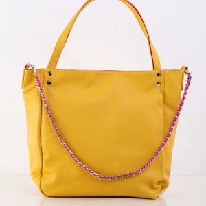 Yellow Large Shoulder Bag