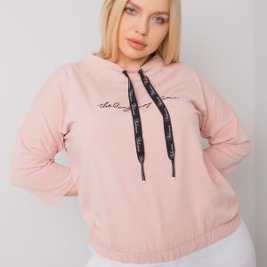 Dirty pink plus size blouse with Perry inscription