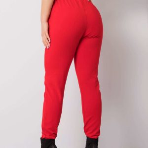 Red Plus Size Pants Ericca