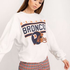 BSL Ecru women's sweatshirt with print