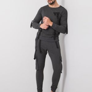 Quinn Men's Graphite Sweatsuit