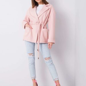 Pale Pink Coat with Mareen Binding